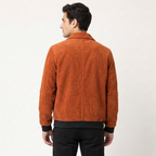 Men's Plus Size Loose Fit Corduroy Coat Side Pocket Jacket