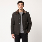 Men’s Warm Fleece Lined Wool Winter Jacket