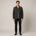 Men’s Warm Fleece Lined Wool Winter Jacket