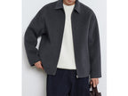 Men's Wool Coat Warm Slim Fit Double Sided Autumn Winter Jacket