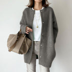 Women's Cardigan Knit Jacket Button Up Spring Layering Sweater