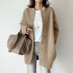 Women's Cardigan Knit Jacket Button Up Spring Layering Sweater