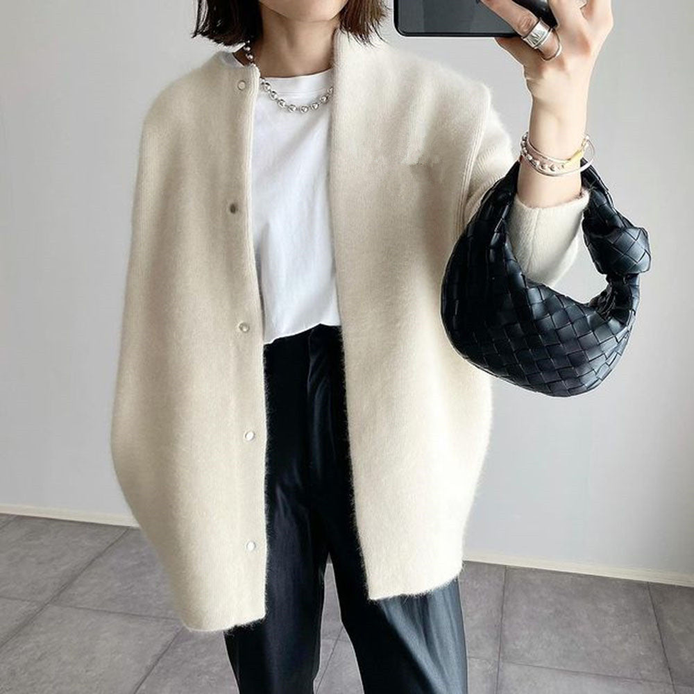 Women's Cardigan Knit Jacket Button Up Spring Layering Sweater