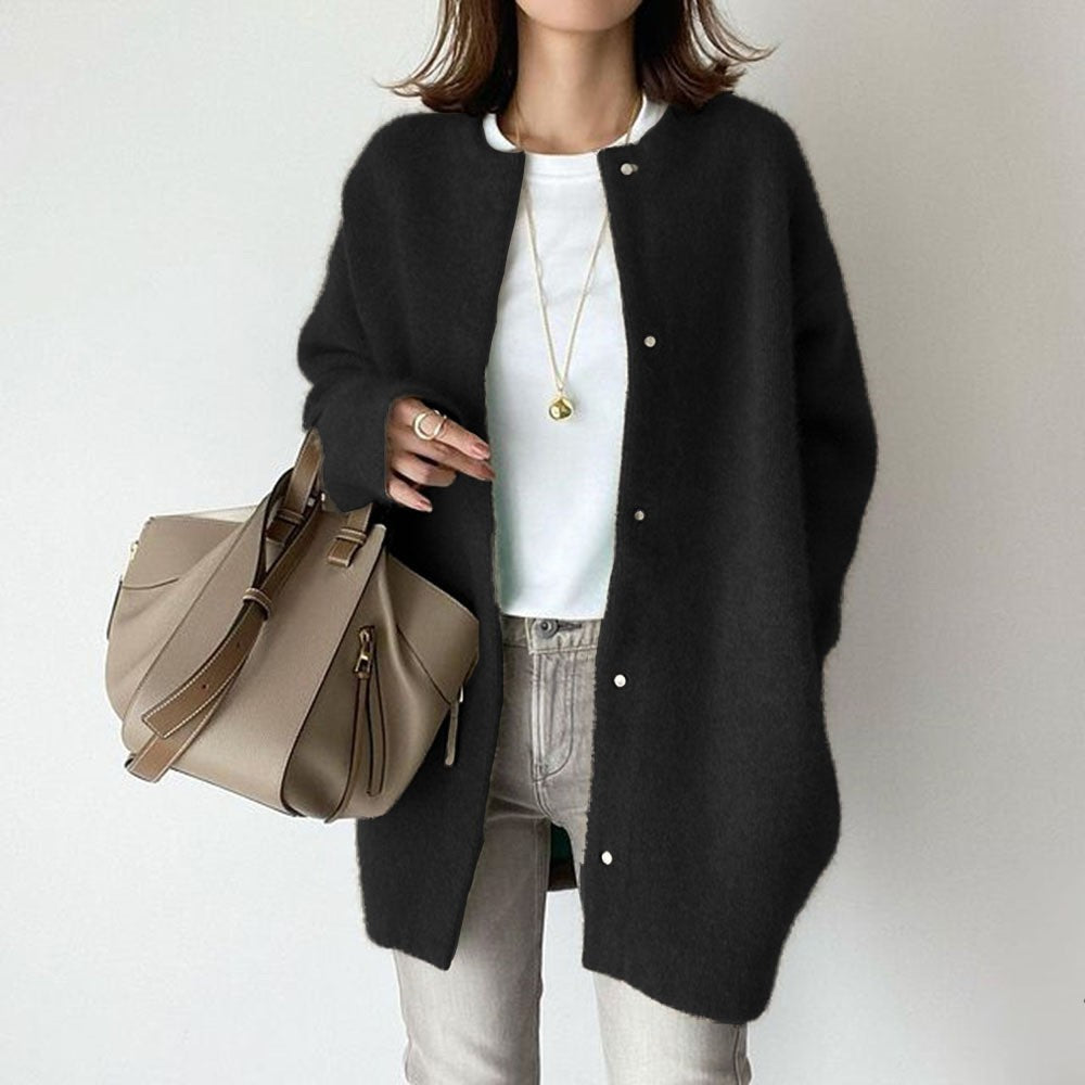 Women's Cardigan Knit Jacket Button Up Spring Layering Sweater