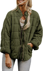 Women's Winter Zip Up Fleece Jacket Warm Pocket Coat