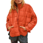 Women's Winter Zip Up Fleece Jacket Warm Pocket Coat