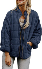 Women's Winter Zip Up Fleece Jacket Warm Pocket Coat