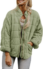 Women's Winter Zip Up Fleece Jacket Warm Pocket Coat