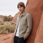 Autumn And Winter Handmade Double-faced Woolen Goods Wool Polo Collar Jacket