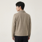 Autumn And Winter Handmade Double-faced Woolen Goods Wool Polo Collar Jacket