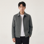 Autumn And Winter Handmade Double-faced Woolen Goods Wool Polo Collar Jacket