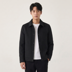 Autumn And Winter Handmade Double-faced Woolen Goods Wool Polo Collar Jacket