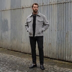 Fashion Men's Fur Zipper Big Pocket Jacket Coat